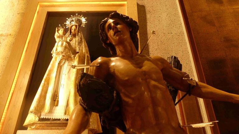 Imagen de san Sebasti�n