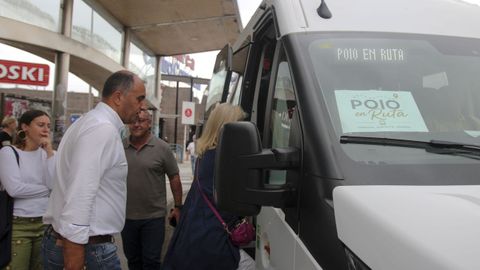 El alcalde �ngel Moldes comprob� este jueves el recorrido de la l�nea 1