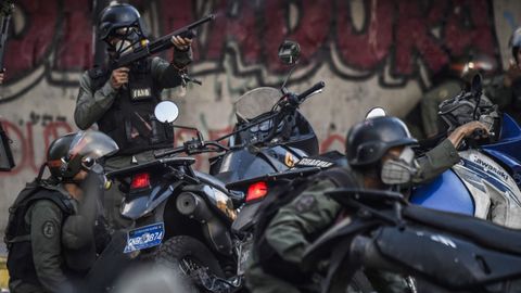 Fuerzas de seguridad venezolana