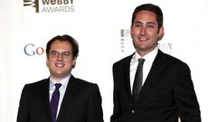 Krieger y Systrom, cofundadores de Instagram