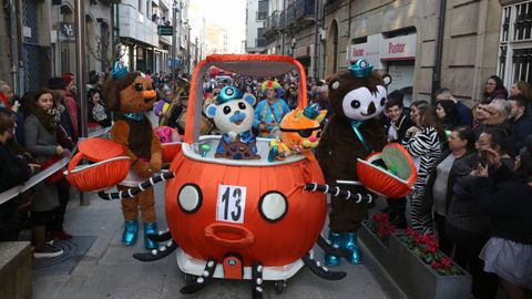 S�bado de pi�ata en Celanova.Los gruposy comparsas estuvieron muy animados, con tem�ticas variadas.