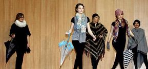 Un momento del desfile que tuvo lugar el a�o pasado, llenando la Casa da Cultura. 