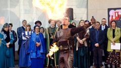Acto de presentaci�n de la Arribada de Baiona