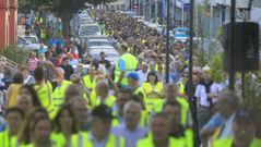 Multitudinaria manifestaci�n en As Pontes contra la destrucci�n de puestos de trabajo por el posible cierre de la central de Endesa