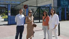 Algunos de los padres del Mestre Vide que piden que se rebaje la digitalizaci�n