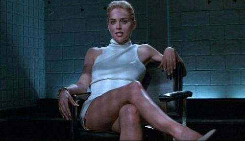 Sharon Stone, en la escena m�s ic�nica de �Instinto b�sico�.