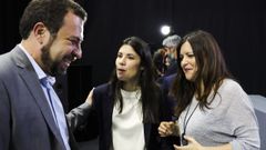 Mariana Mort�gua (en el centro), el pasado viernes.