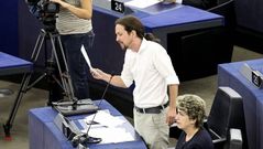 Intervenci�n de Pablo Iglesias en el Parlamento europeo