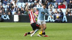 Pablo Durn, durante el Celta-Athletic Club de la temporada pasada.