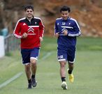 Rafinha sali� a correr en la primera sesi�n semanal.