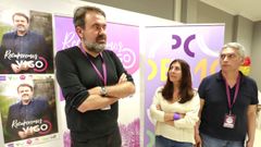 Rubn Prez , el candidato de Marea a la alcalda de Vigo, analiza los resultados de las elecciones municipales