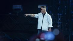 El cantante Alejandro Sanz en un concierto en Madrid.