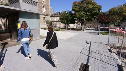 Una peque�a parte de la Praza de Ferrol ya est� lista