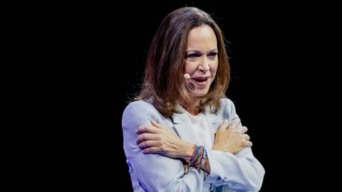 La l�der opositora venezolana Mar�a Corina Machado, durante una ceremonia en Oslo.