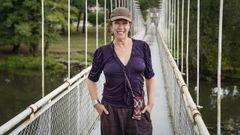 La directora de cine Mabel Lozano, en Leiro.
