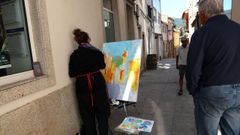Concurso de pintura al aire libre en Noia