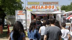 Foto de archivo de un puesto de helados.