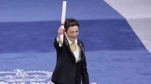 La fot�grafa mexicana Graciela Iturbide, Premio Princesa de Asturias de las Artes, tras recibir el galard�n en la ceremonia de entrega de los Premios Princesa de Asturias, este viernes en el Teatro Campoamor