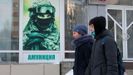 Cartel en una calle de la regi�n prorrusa de Donetsk.