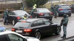 Control de la Guardia Civil, en una imagen de archivo.