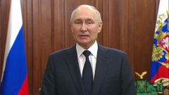 Vladimir Putin, en un momento de su intervenci�n televisada