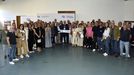 O presidente provincial, Luis Menor, acompaou a Avelino Garca e s militantes que participaron na cita