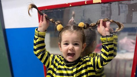 Os cativos da escola infantil  de Vilagarc�a disfrutaron o d�a