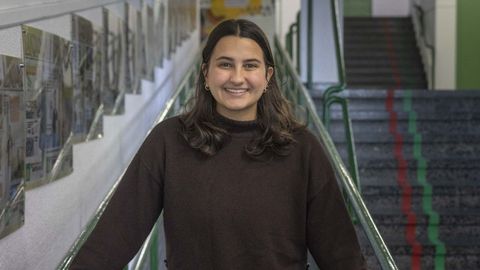 Peyton Connor, de Houston, es auxiliar de conversaci&oacute;n en el CEIP P&iacute;o XII, en Santiago