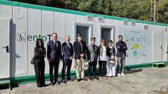 Foto de archivo de la presentaci�n de la empresa Entomo Norte, primera compa��a instaladas en el Centro de Innovaci�n Carrio.