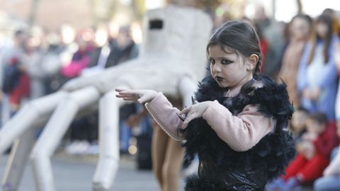 Fiesta de carnaval en Castro de Ribeiras de Lea. 