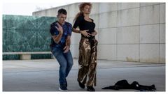 Antonio Banderas y Pen�lope Cruz, protagonistas del filme junto a �scar Mart�nez.