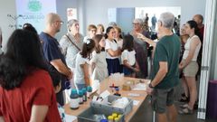 Obradoiro de formaci�n de cristales en A Imende, Carballo
