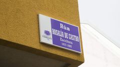 En Carballo se colocarn ms placas violetas en las calles dedicadas a mujeres