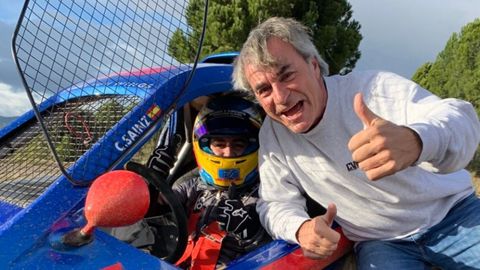 Alonso y Carlos Sainz (padre)