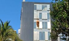 Fuego que se origin� en un panel exterior del DoubleTree by Hilton A Coru�a.
