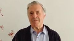 Miguel V�zquez, nunha captura do v�deo de presentaci�n da canle que abriu hai poucos d�as en YouTube para emitir as s�as misas