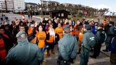 Fuerte despliegue en Baiona