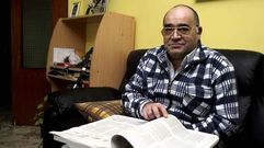 Jos� Carlos Rodr�guez Carballo, ayer, en su casa de Ares.