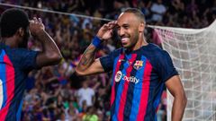 Pierre-Emerick Aubameyang.Pierre-Emerick Aubameyang con el Barcelona