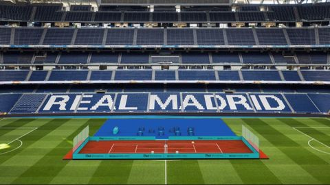 El Mutua Madrid Open instalar� una pista de entrenamiento en el Santiago Bernab�u