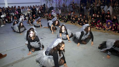 exposici�n de calabazas y baile de la asociacion Alfaia, FIESTA DE HALLOWEN 