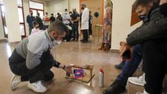 Imagen de archivo de alumnos de Enxe�ar�a Mec�nica en Ferrol. Esta carrera creci� m�s de un 70% en Ferrol y en Vigo