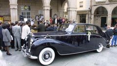 Imagen de archivo de una boda civil celebrada en el Concello de Ourense.