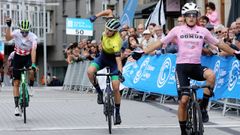 Martn Rey, vilagarcin del equipo padrons Cortizo gana la vuelta ciclista a Galicia