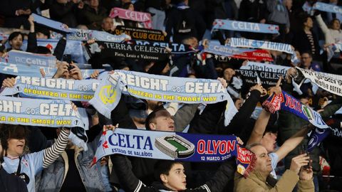 Cerca de 3.000 aficionados acompa�ar�n al Celta en Lyon, todos con precauciones.