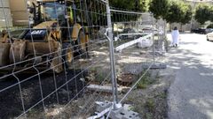 Imagen de archivo de las obras de reforma de la calle Garc�a Lorca, en Guadalupe.