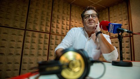 Javier Moro, locutor de RadioVoz.