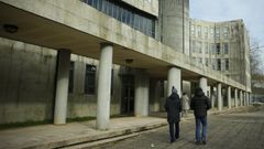 En una imagen de archivo, los juzgados de Santiago