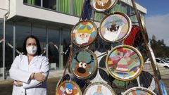 Mar�a Jos� Novoa, directora de Sa�de Mental A Mari�a, en la residencia de Cervo