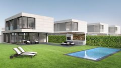 Recreaci�n del complejo residencial Oleiros Village